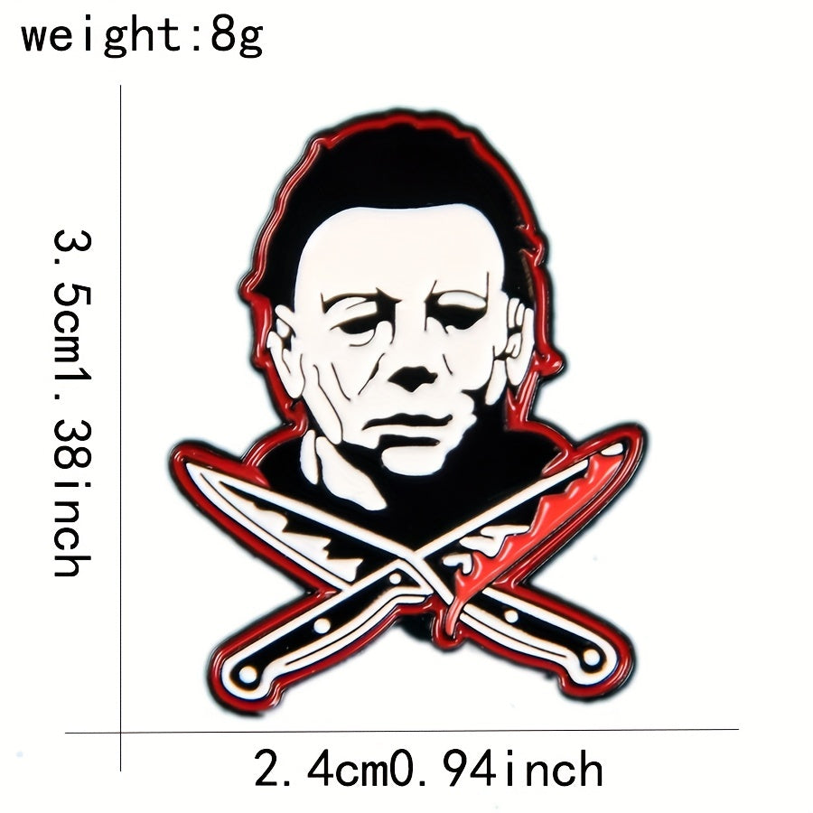 Halloween Gothic Ghost Baby Enamel Brooch Pin for Backpack and Clothing