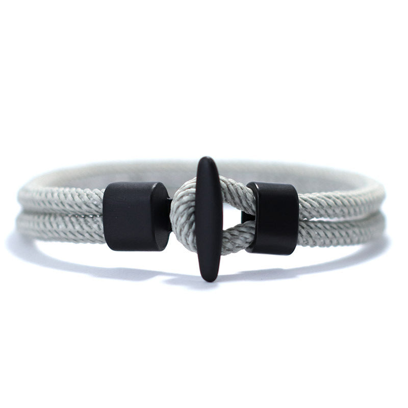 Simple Design Milan Rope Bracelet Handmade Nylon Survival Armband for Camping