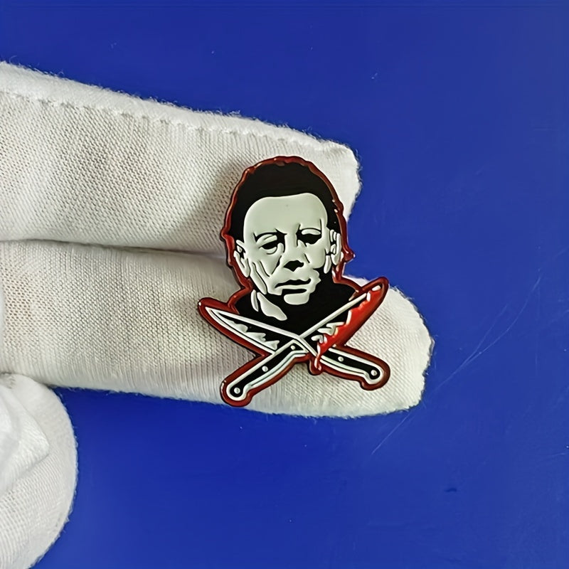 Halloween Gothic Ghost Baby Enamel Brooch Pin for Backpack and Clothing