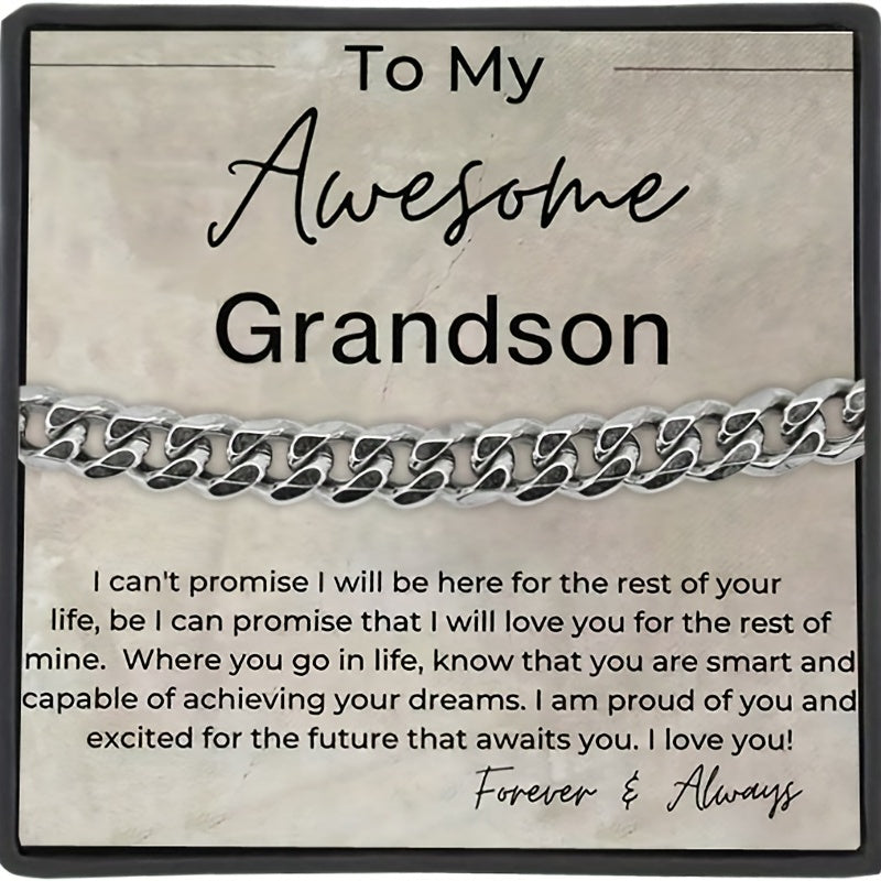 Trendy Classic Stainless Steel Chain Necklace Jewelry Set for Men and Women with Gift Box