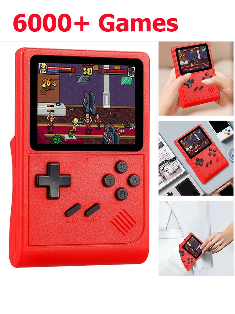 GB300 Portable Handheld Game Player 3.0 Inch Screen TV Output Retro Console Built In 8GB With Over 6000 Classic Games