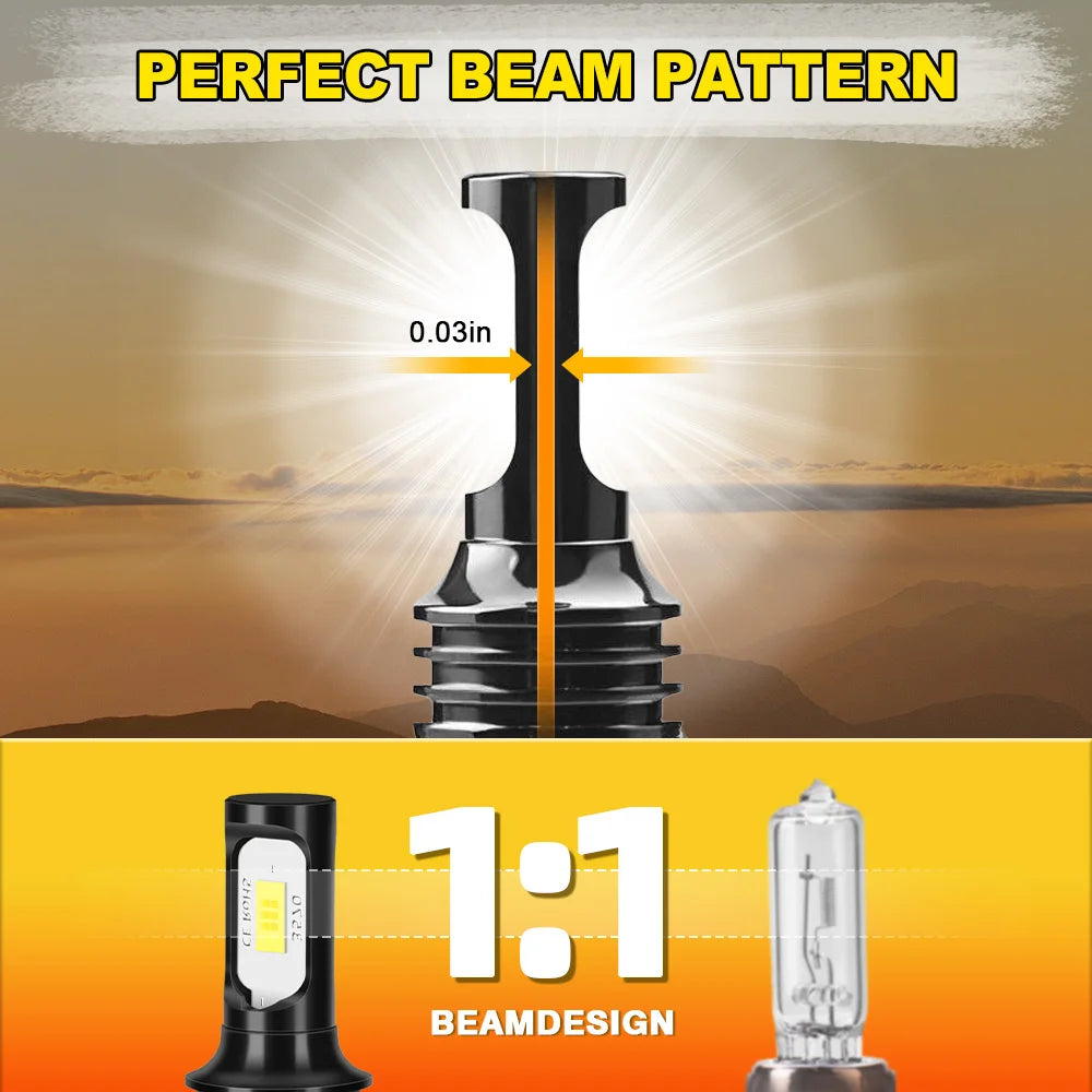Chevy Tahoe PSX26W White LED Fog Light Bulbs 6000K Dual Pack 2015-2019