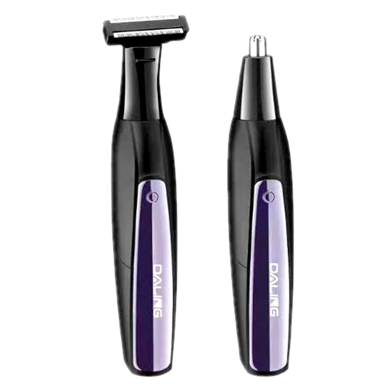 2in1 Rechargeable Electric Grooming Kit for Men with Beard Trimmer and Wet Dry Shaver