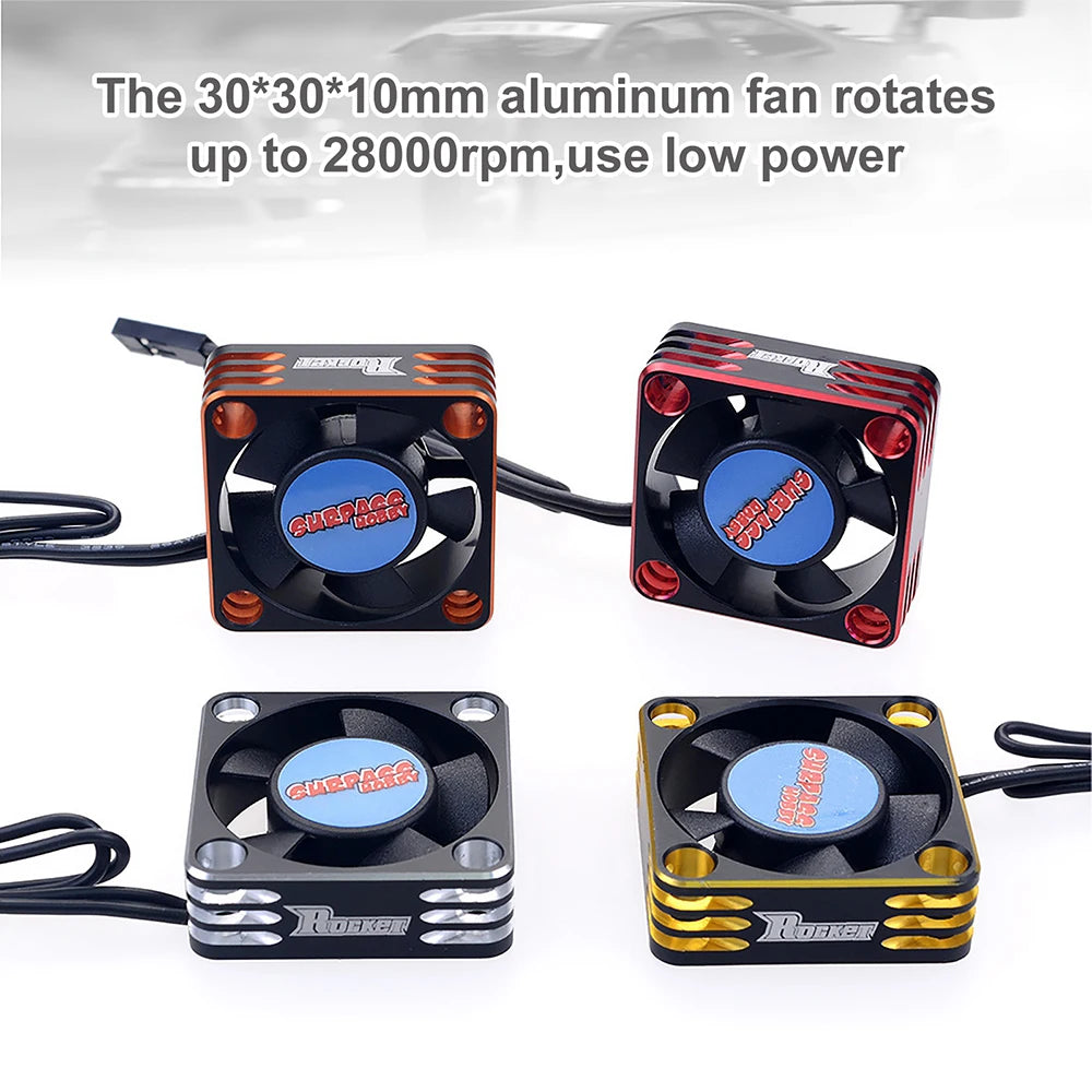 Rocket RC Fan 25mm 30mm 35mm 40mm 50mm Cooling Fan for RC Car