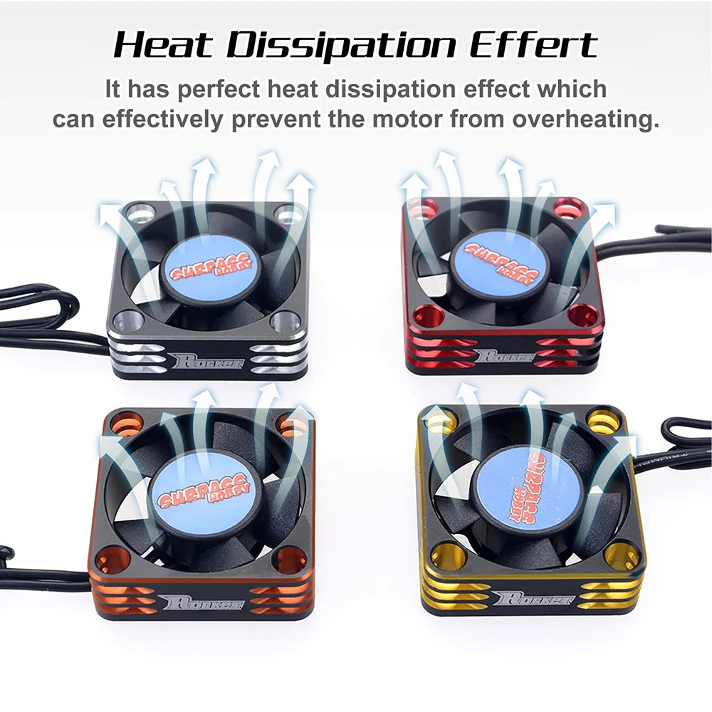 Rocket RC Fan 25mm 30mm 35mm 40mm 50mm Cooling Fan for RC Car
