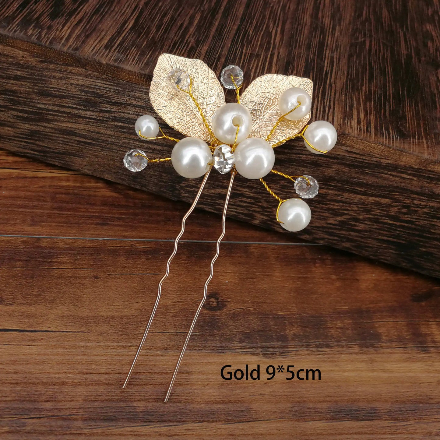 Elegant Pearl Bridal Hair Pin U-Shaped Barrette Clip for Wedding and Party Styles