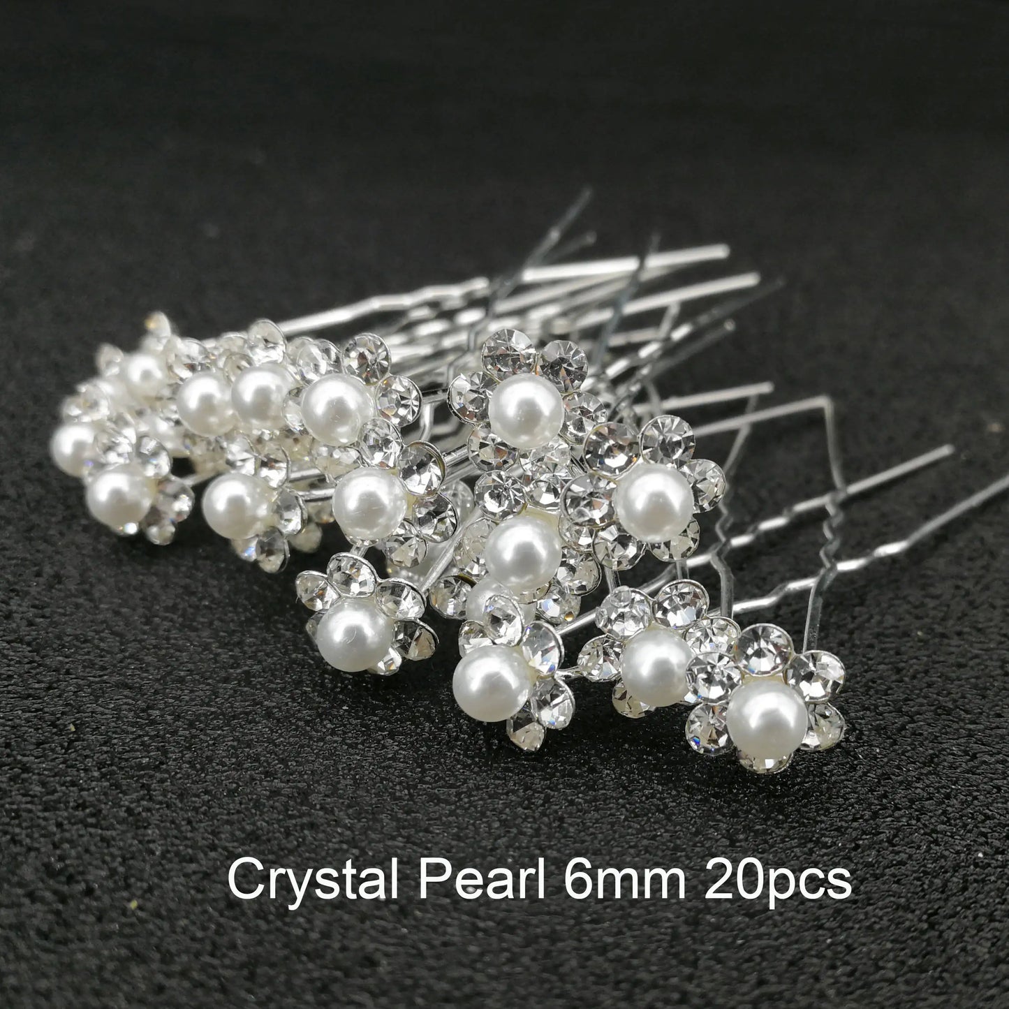 Elegant Pearl Bridal Hair Pin U-Shaped Barrette Clip for Wedding and Party Styles