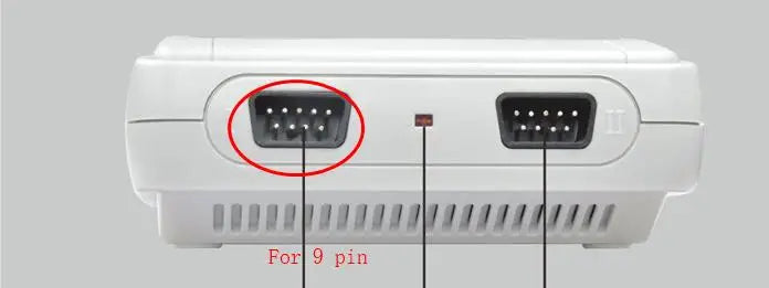 9 Pin Gamepad Controller For NES SNES SFC Compatible With COOLBABY HD621 HD821 8 Bit Retro Wired Controller