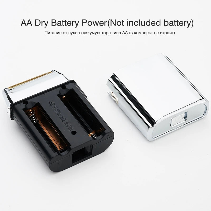 Full Metal Single Blade Electric Shaver for Men Fast Charging Waterproof Razor with Floating Head
