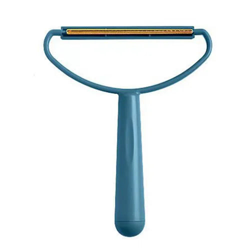 Portable Lint Remover Manual Lint Roller Clothes Brush Tools Plastic blue