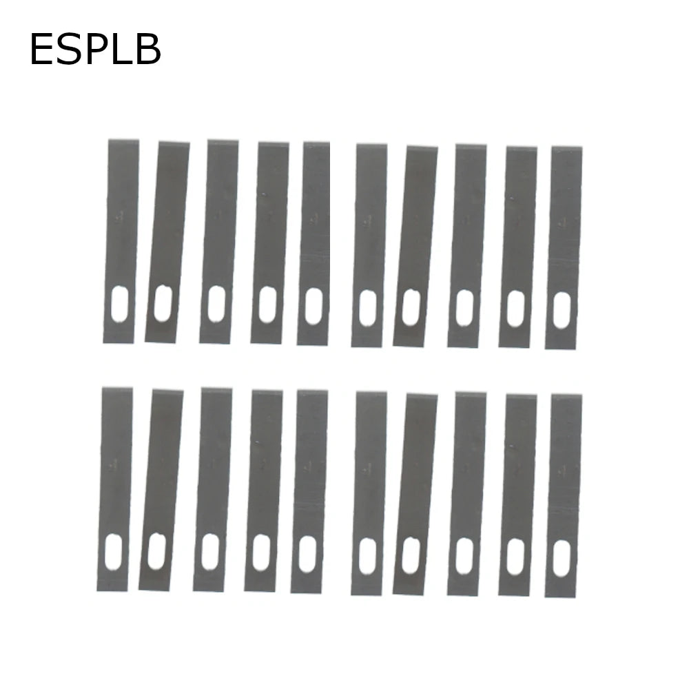 Clearance_20pcs stainless steel #11 knife blades for engraving and wood carving by ESPLB. Perfect for DIY projects.