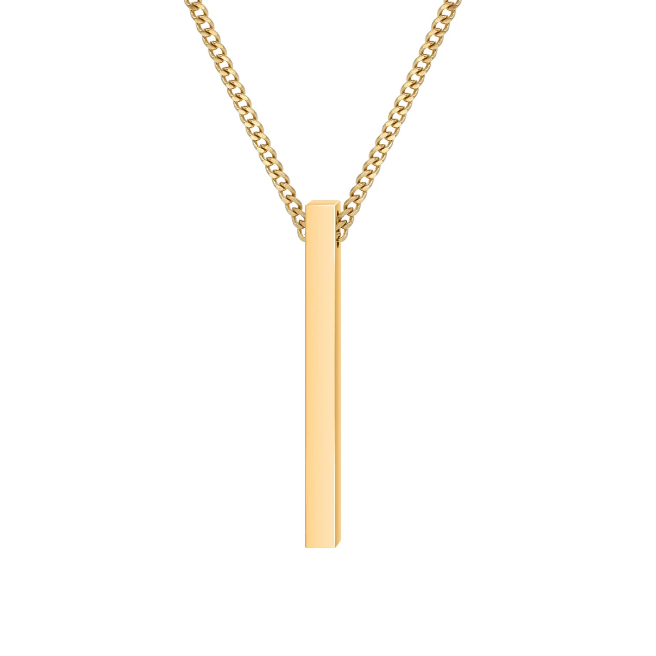 Custom Engraved Brushed Stainless Steel Cuff and Necklace Set for Couples