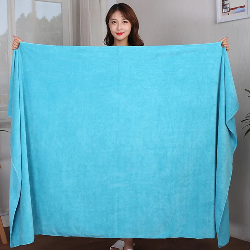 Extra Large Microfiber Bath Towel Super Absorbent Quick Drying Soft Hotel Beauty Salon Sauna Sports Towel