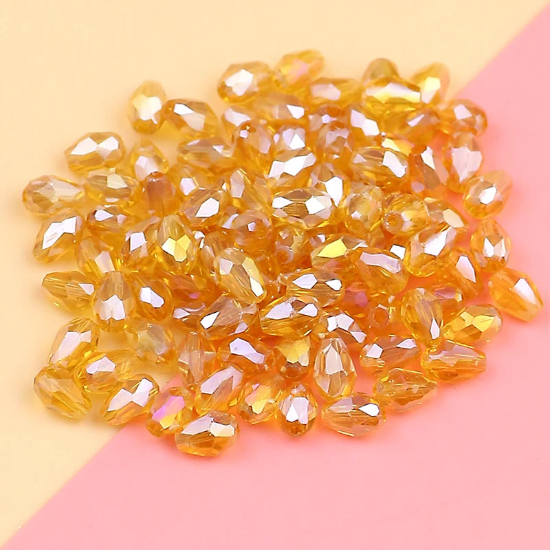 Exquisite Austrian Crystal Beads 3x5mm 100PCS for DIY Jewelry Bracelets and Necklaces