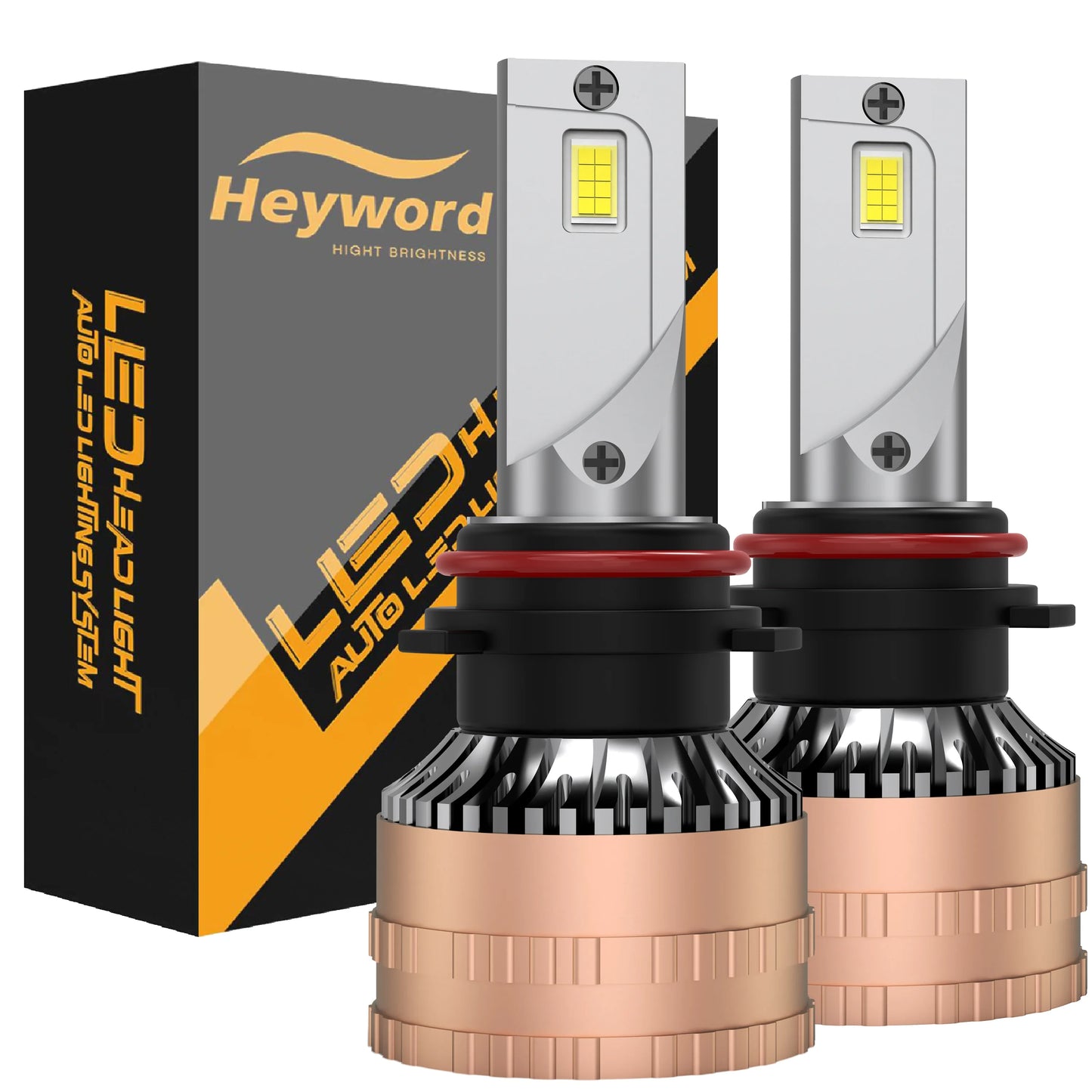 Heyword LED Headlight Bulbs 6500K 160W 30000LM Kit Plug