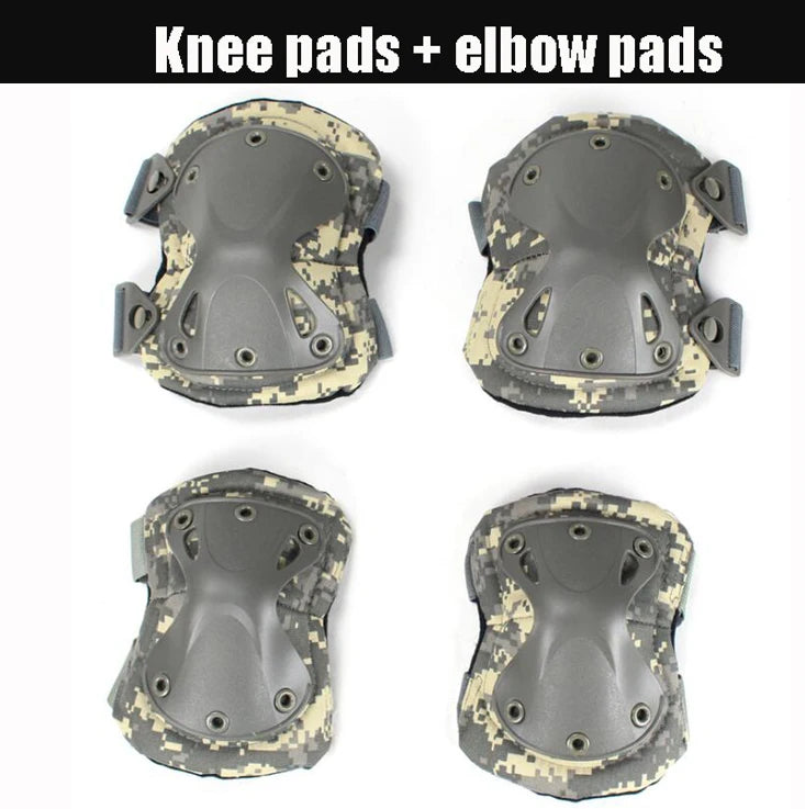 Unisex Camo Tactical KneePad Elbow Pads Safety Gear Kneecap Only Knee pads 1