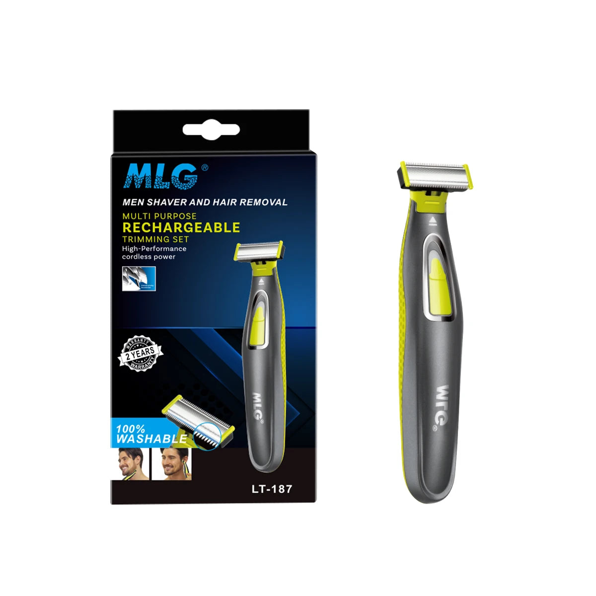 Mlg Electric Shaver For Men And Women Portable Trimmer Black