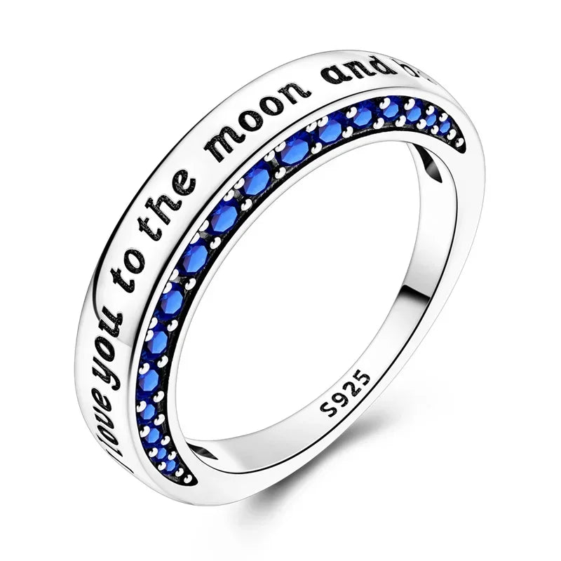 925 Silver Bow Ring with Zircon Bee Design for Women Mothers Day Gift Classic Fashion Jewelry Anniversary Birthday DIY Present for Mom