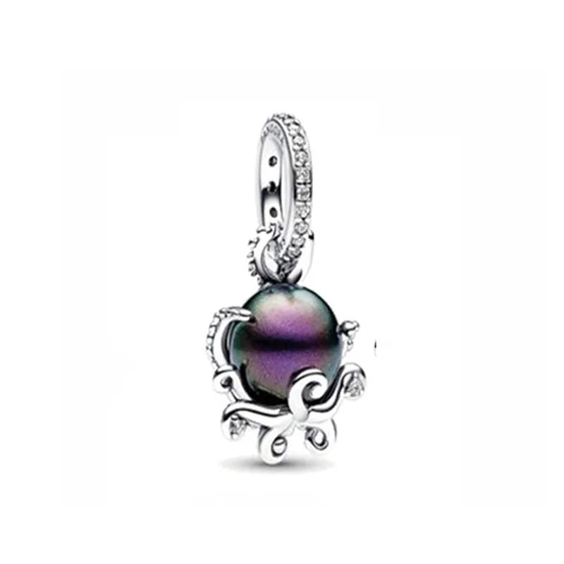 925 Silver Dress Pendant Charms for European Bracelets P1631