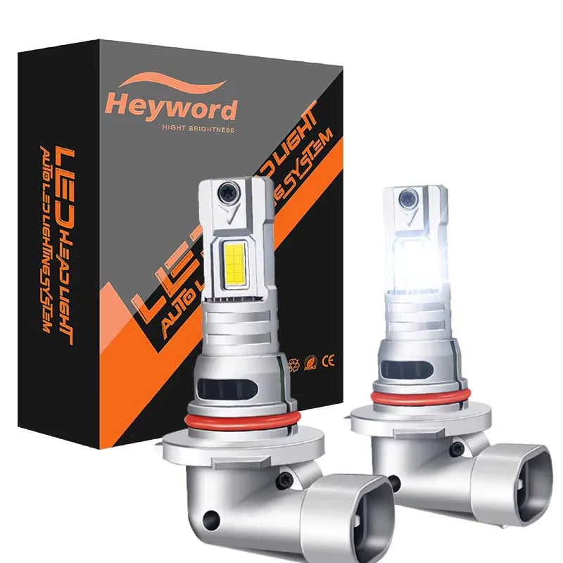 Heyword H7 100W LED Headlight Turbo 6000K 20000LM Fan