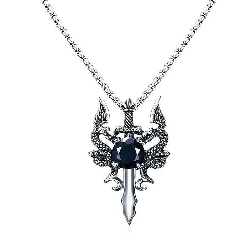 Handcrafted Skull Roman Helmet Pendant Necklace for Men