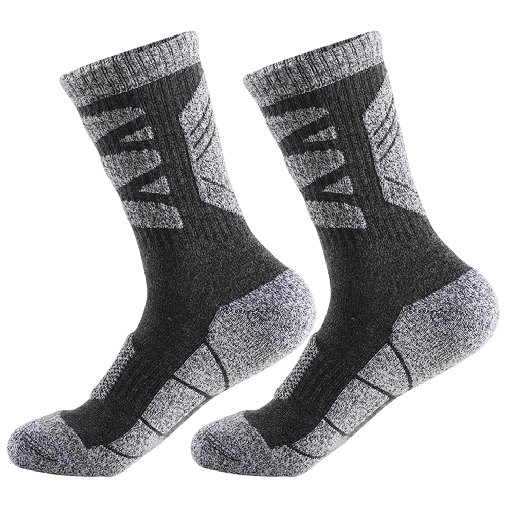 Thermal Thick Winter Hiking Socks Cotton Cushion Sole