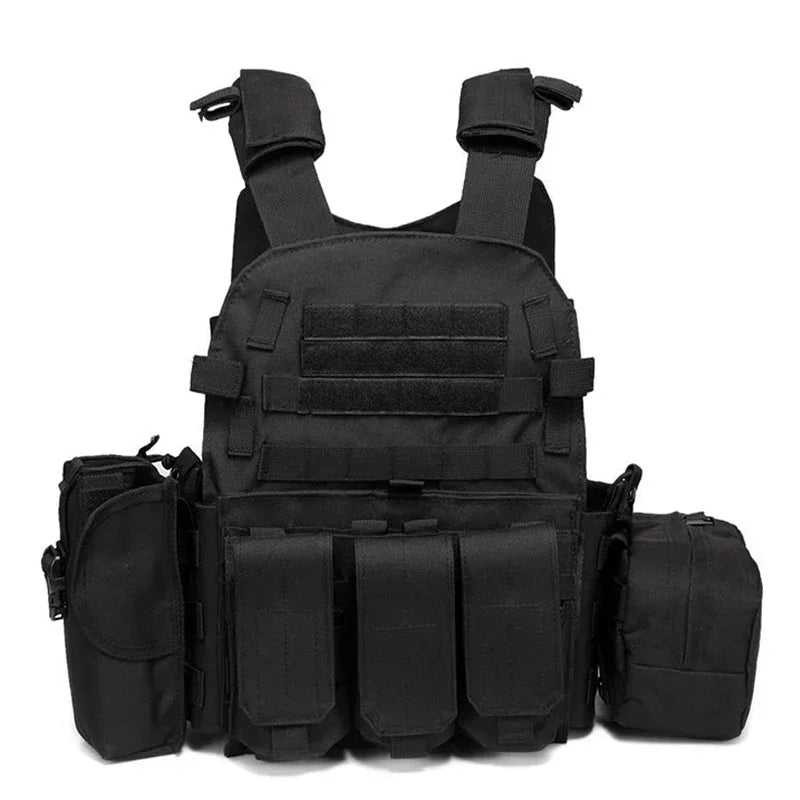 6094 Military Tactical Vest Body Armor for Combat Gear black