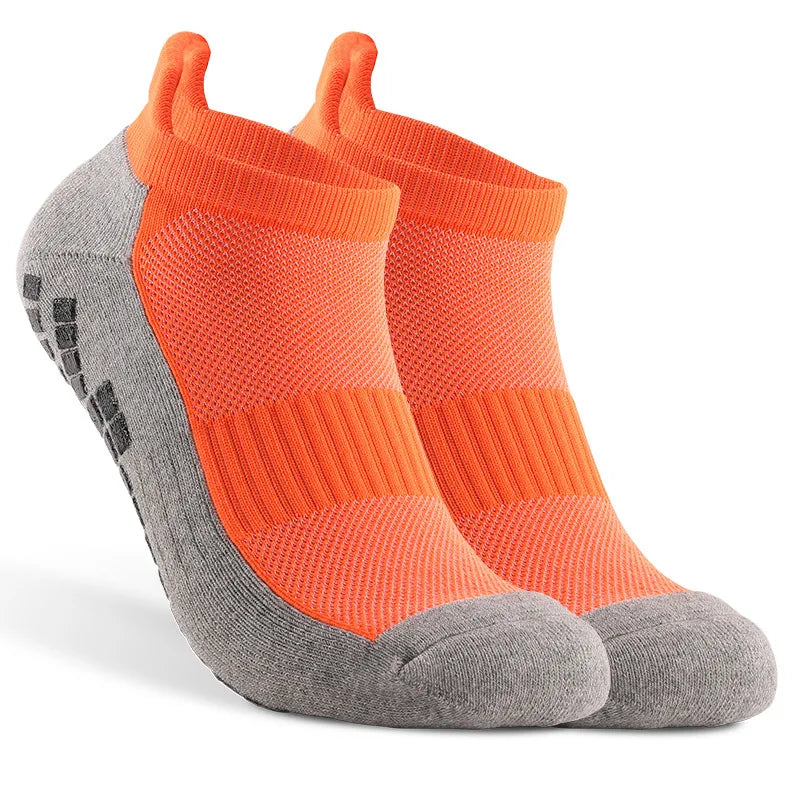 Unisex Football Ankle Socks Non Slip Silicone Bottom
