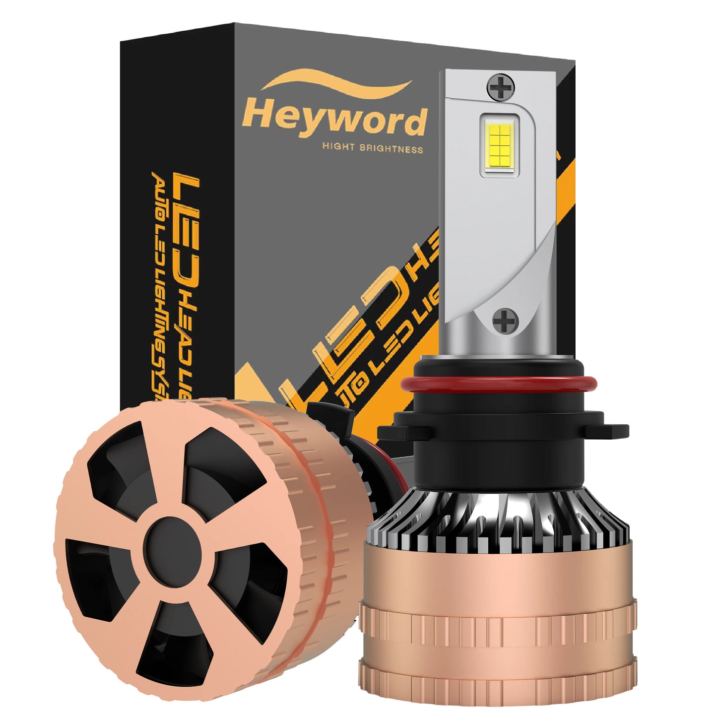Heyword LED Headlight Bulbs 6500K 160W 30000LM Kit Plug