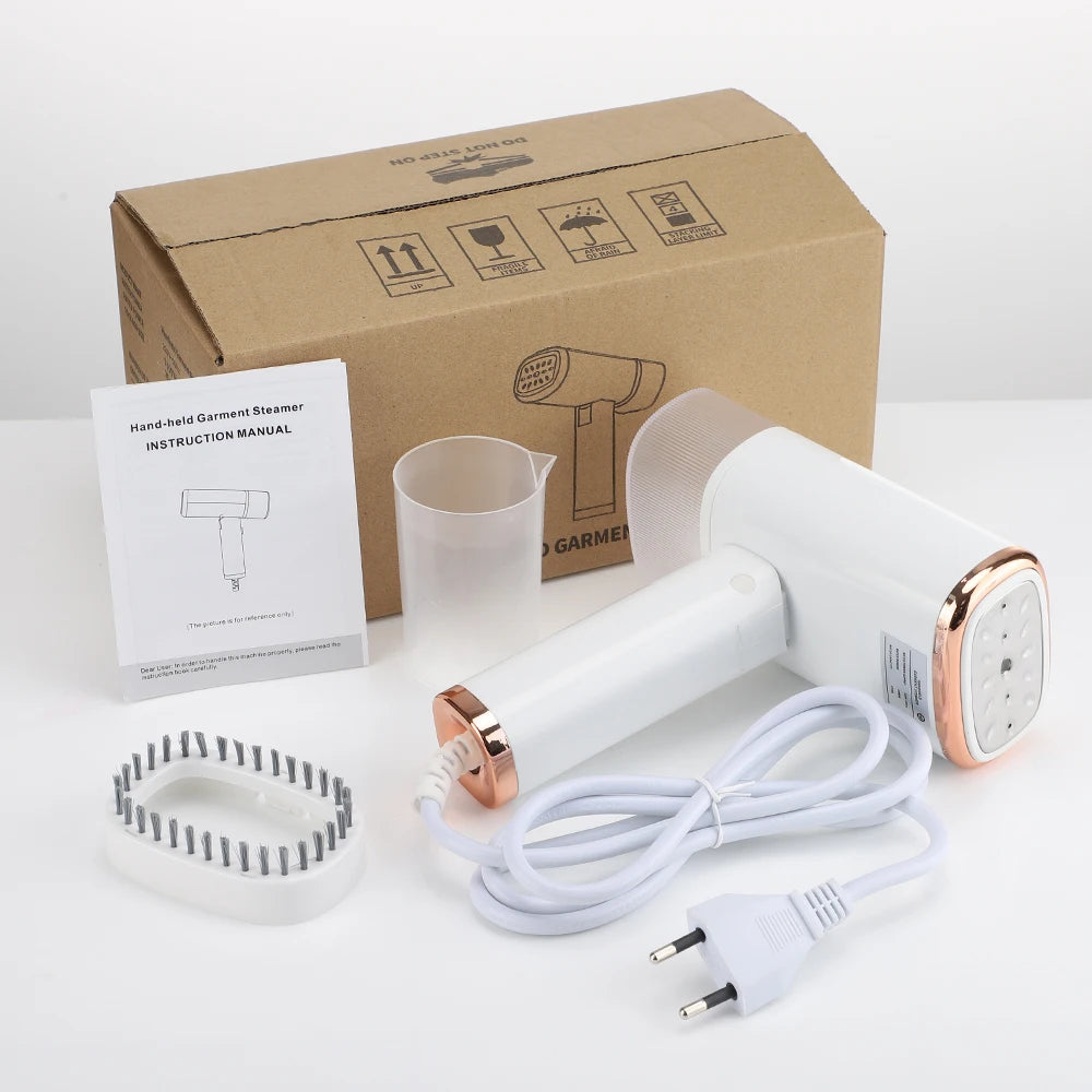 Portable Mini Steam Iron For Clothes Travel Handheld Ironer WHITE us CHINA