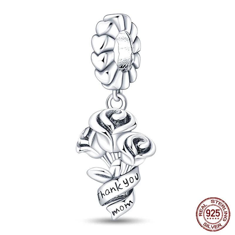 Sterling Silver Camera Coffee Cup Charm Beads for Qikaola Bracelet Jewelry DIY