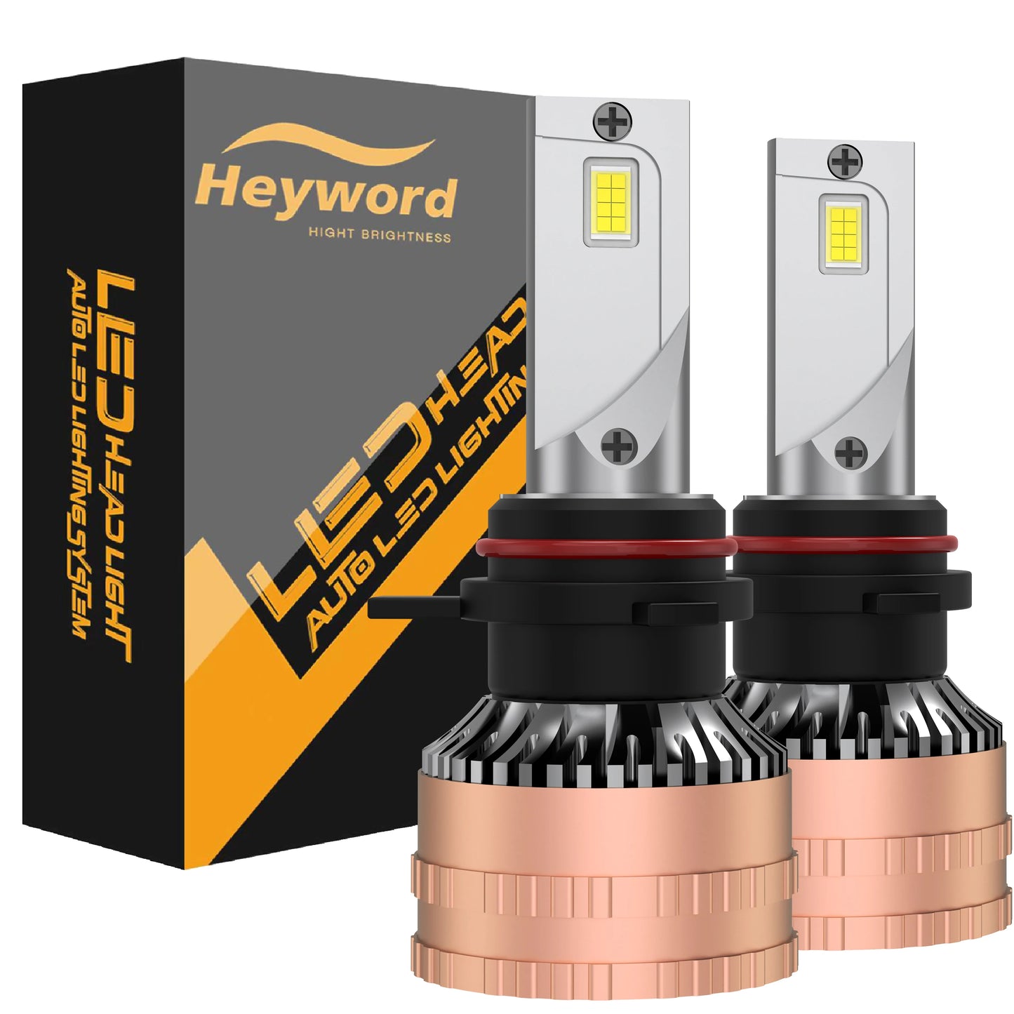 Heyword LED Headlight Bulbs 6500K 160W 30000LM Kit Plug