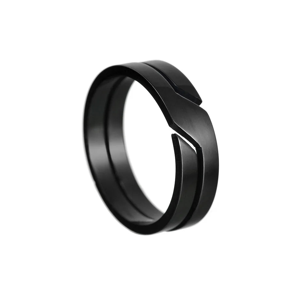 Stainless Steel Couple Ring Top Rated Customer Favorite Jewelry Black