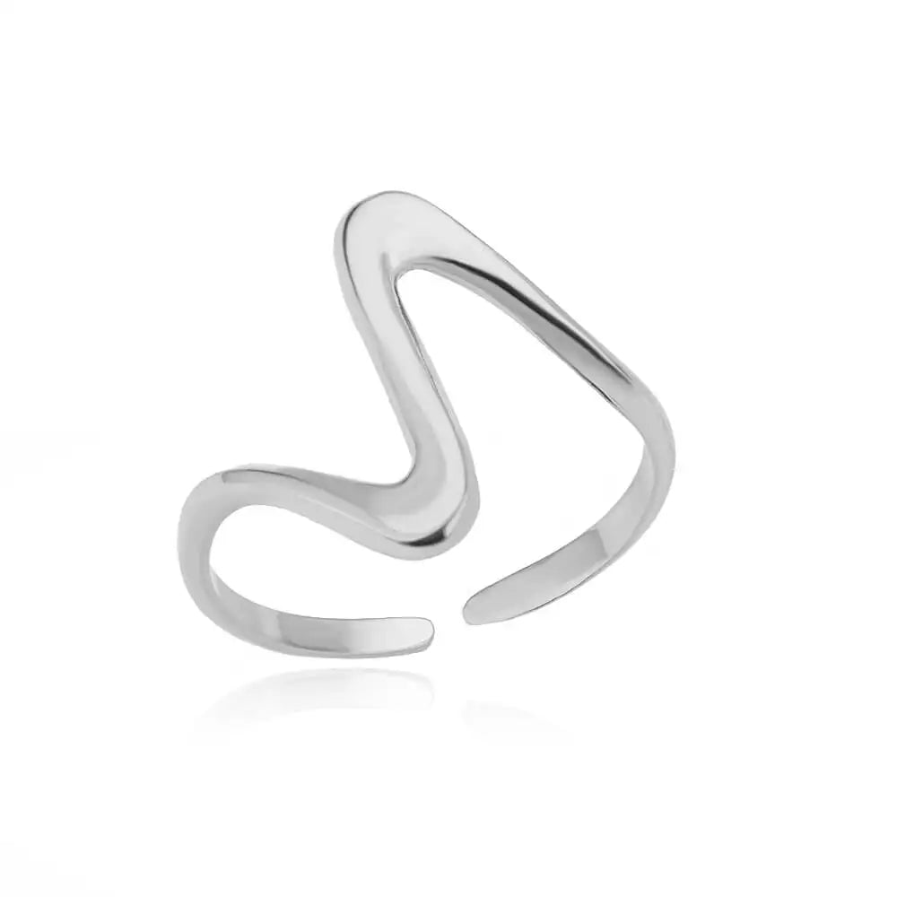 Gold Color 316L Stainless Steel Women's Rings - Fade-Resistant Luxury Wedding Jewelry with Free Shipping