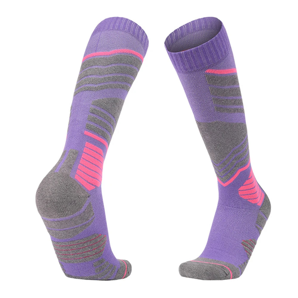 Women Cotton Thermal Winter Ski Socks Thick Warm Outdoor