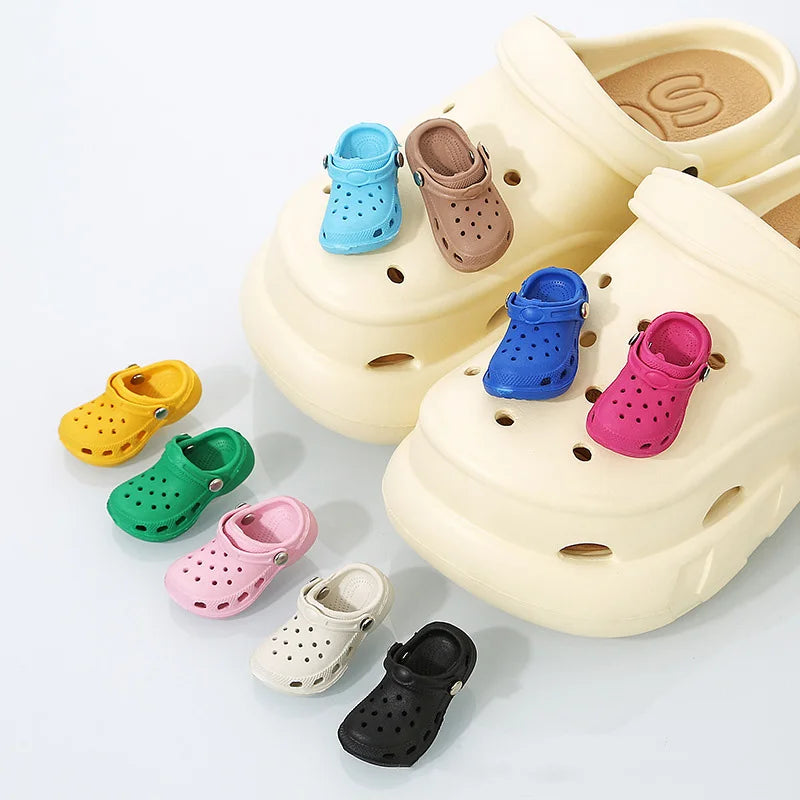 3D Mini Shoe Charms PVC Accessories for Clogs and Sandals Decorations
