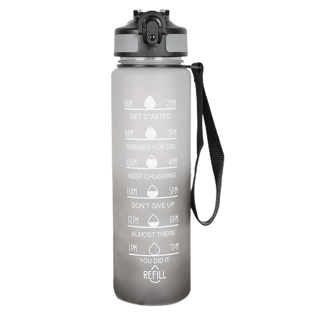 1L Silicone Leakproof Sport Water Bottle For Travel
