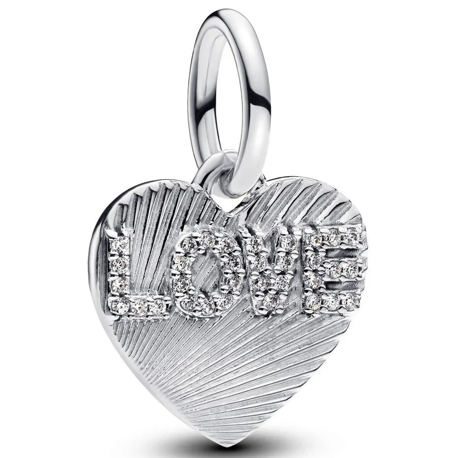 925 Sterling Silver Golden Heart Star Beads Charms for DIY Bracelet and Necklace Gift for Women Mother and Sister