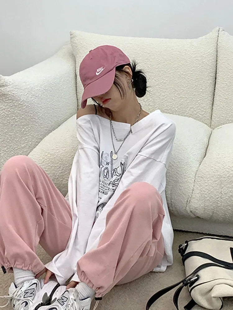 Dozw Y2K T Shirt Fairy Grunge Vintage Letter Print Women
