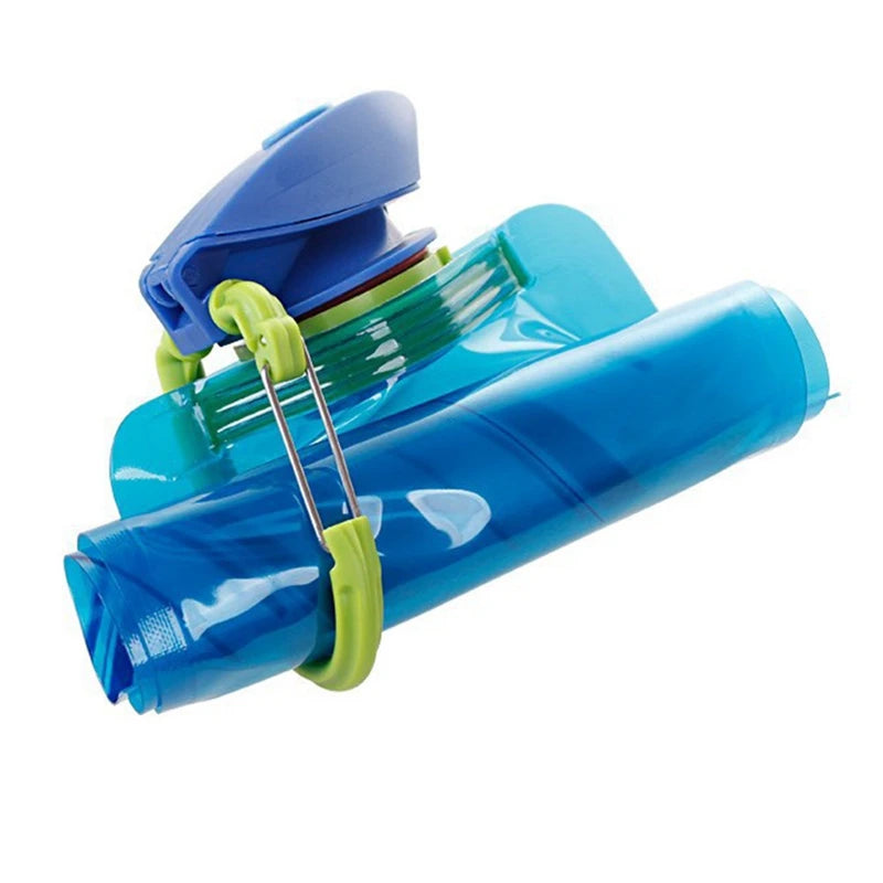 Foldable Reusable Travel Water Bottle With Carabiner