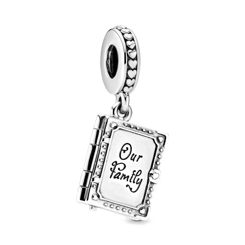 Grandma Heart Niece Family Tree Charms Bead for DIY European 925 Silver Charm Bracelet Necklace Jewelry for Women