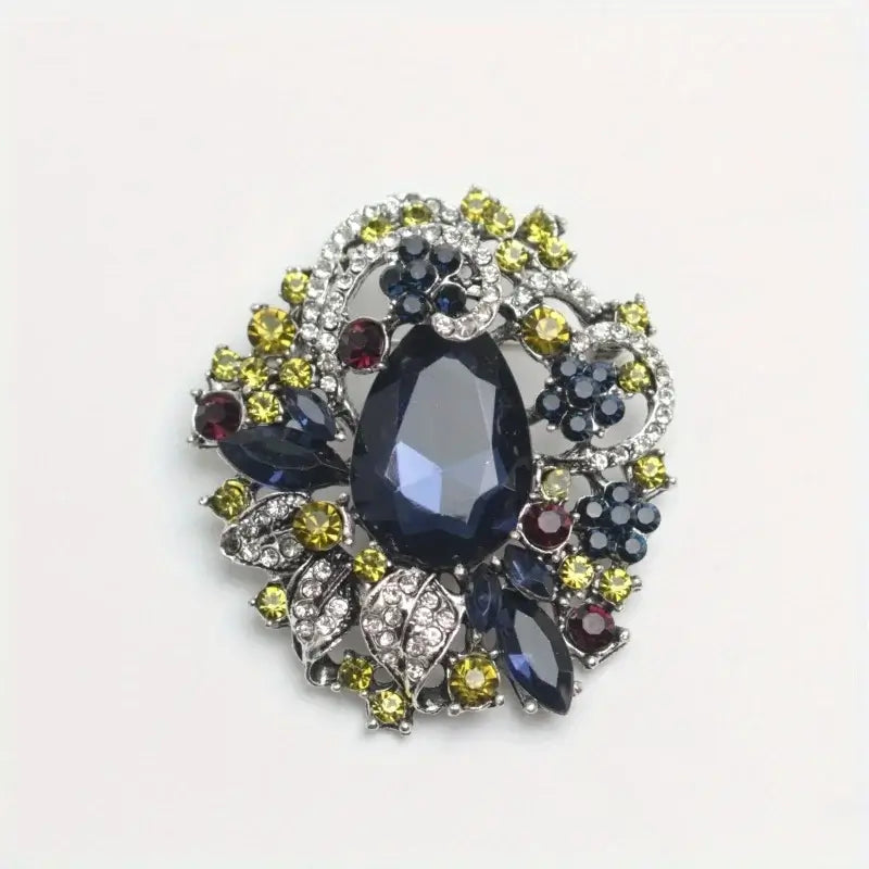 Bohemian Crystal Luxury Classic Rhinestone Brooch All Match D6-3-7343
