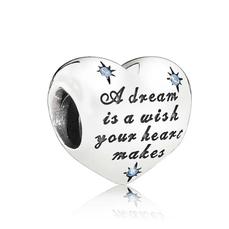 925 Silver Dress Pendant Charms for European Bracelets P449