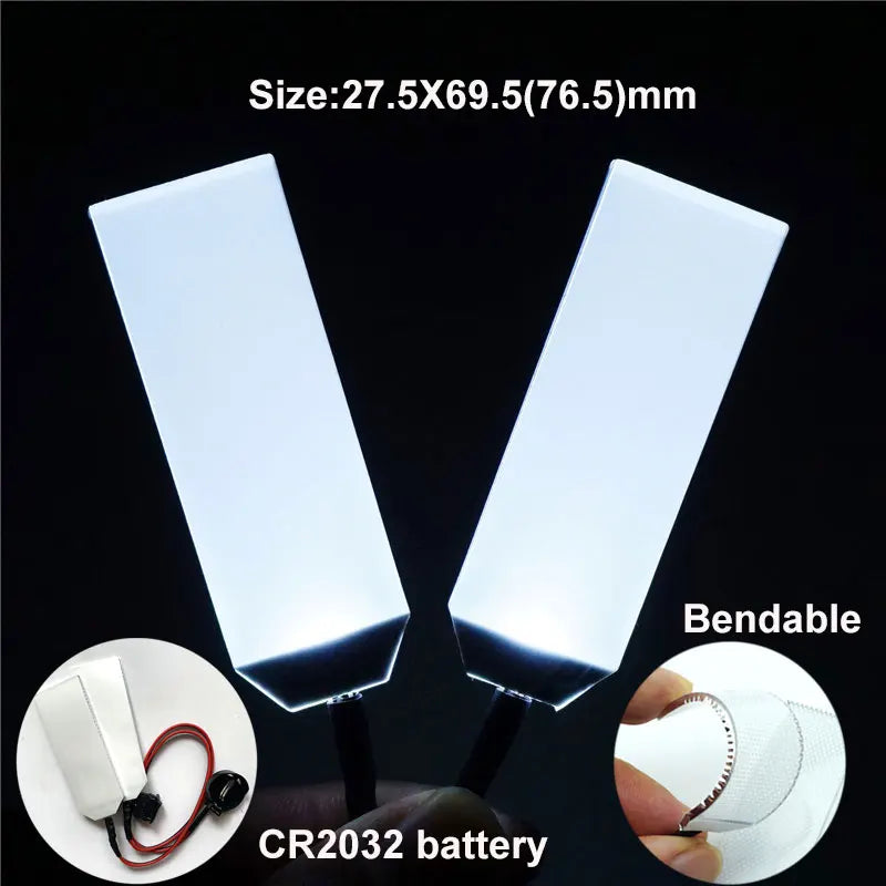 Flexible Bendable DIY LED Light Eye Kits for Iron Man Helmet Cosplay Accessories