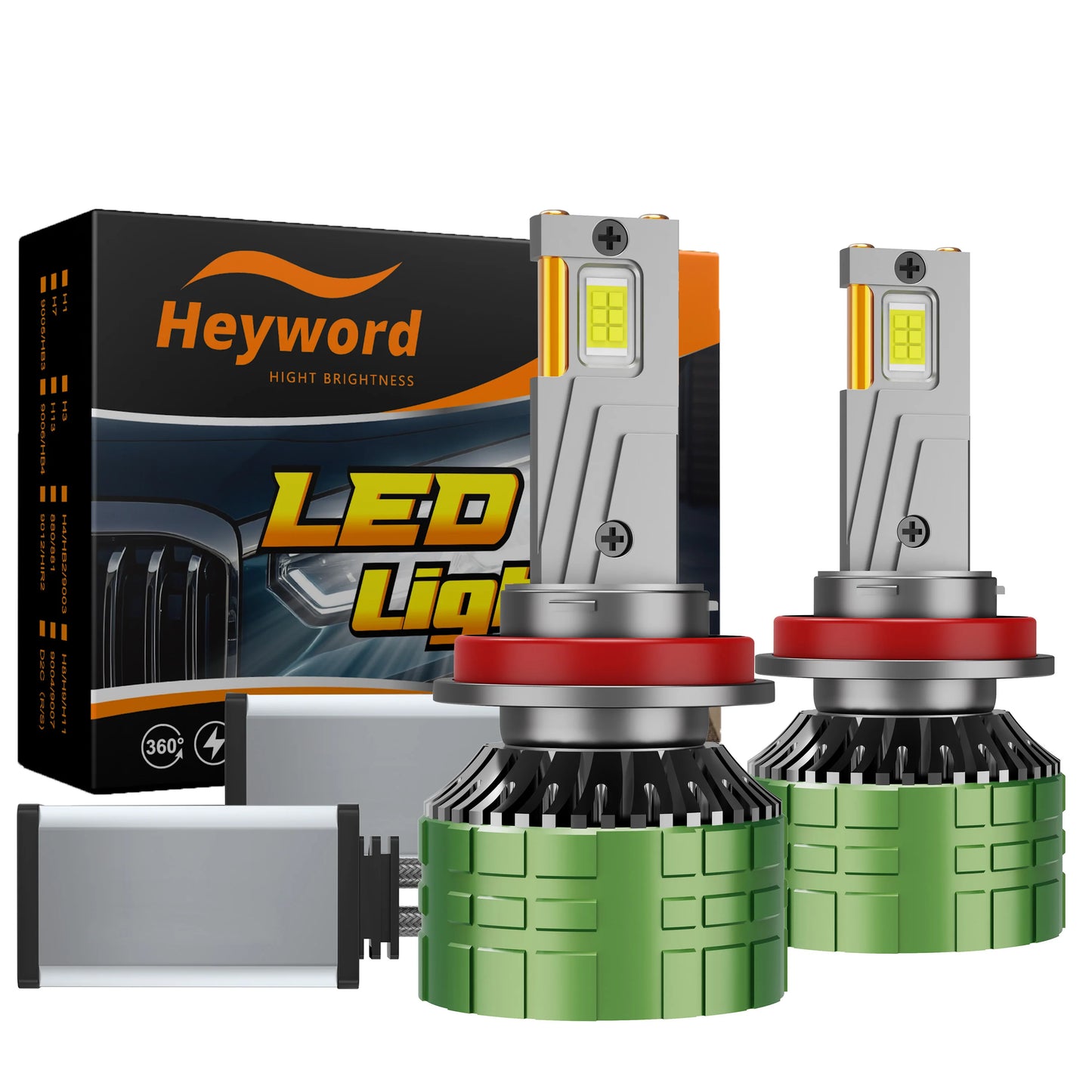 Heyword Canbus 4300W LED 6000K H7 H4 H11 HB3 HB4 9005 9006