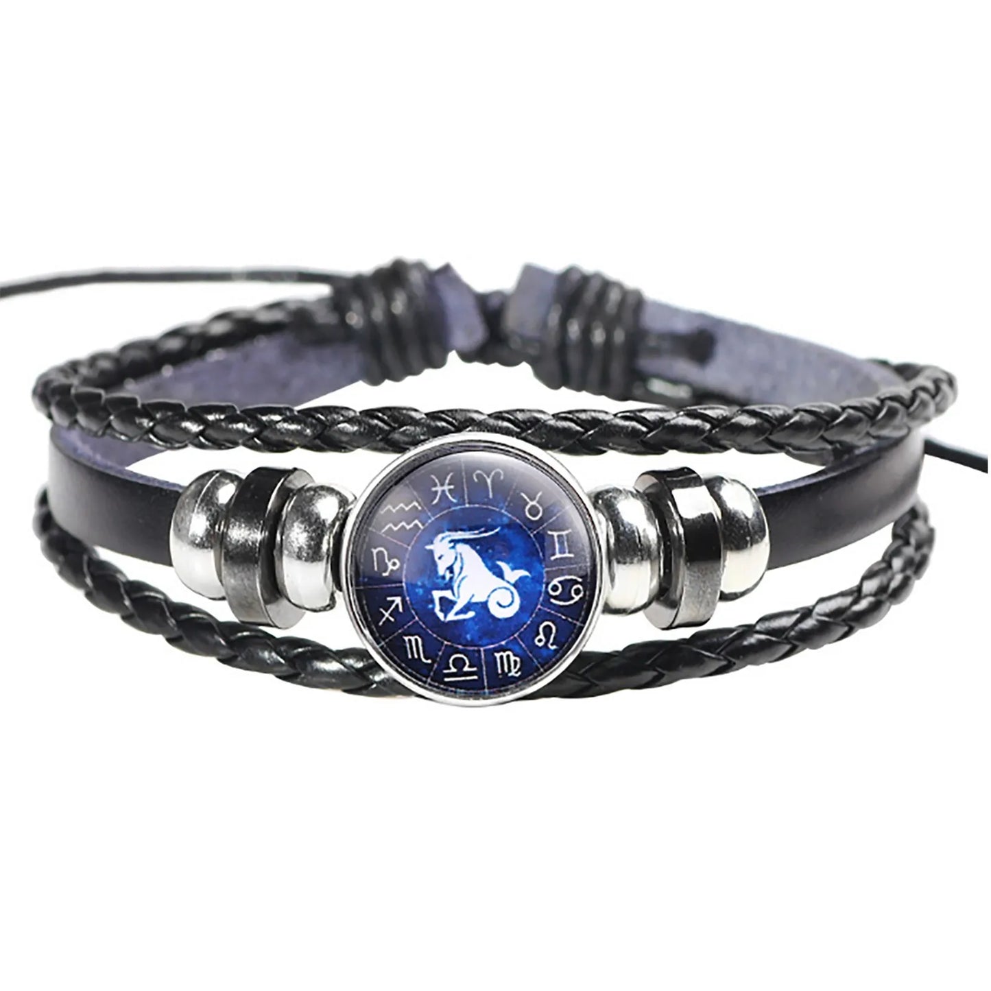 Zodiac Constellation Jewelry Set with Digital Watch and ID Bracelet