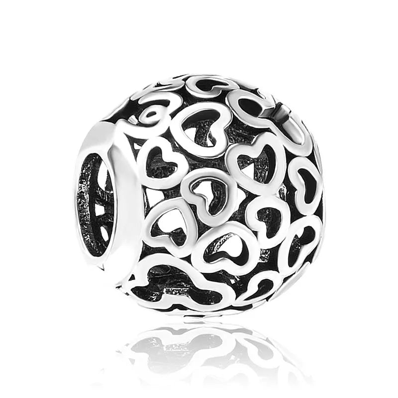 925 Silver Dress Pendant Charms for European Bracelets P164