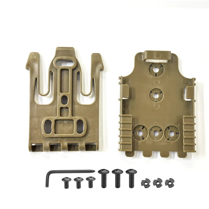 Tactical Locking System QLS 19 22 Kit Pistol Holster Adapter 1pc Tan