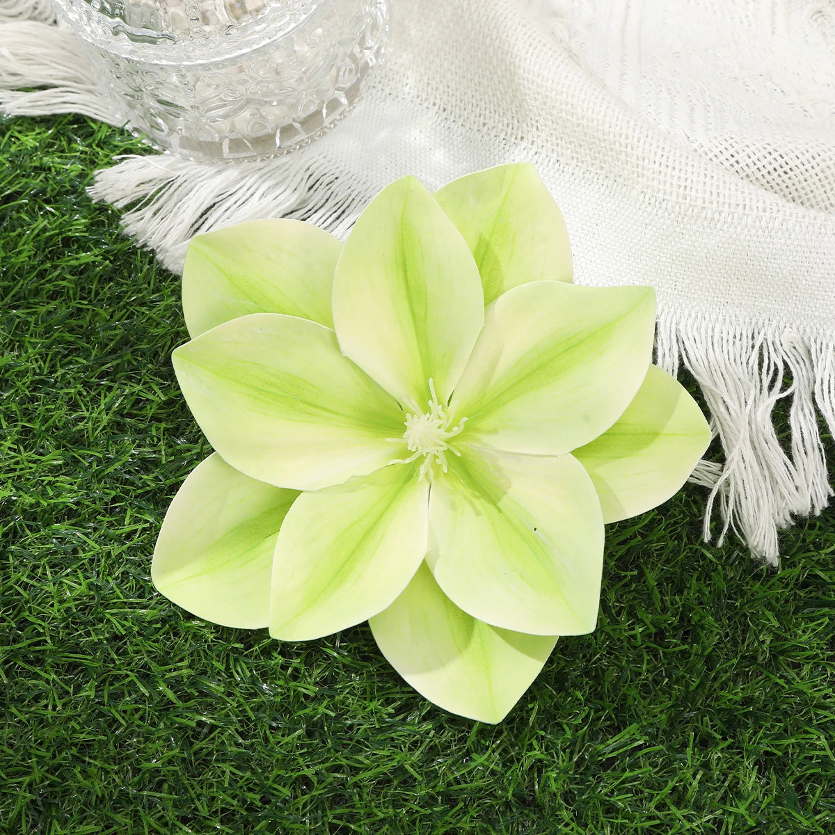 Awaytr Hawaiian Flower Hair Clip for Women and Girls - Romantic Bohemian Floral Side Bangs Accessory