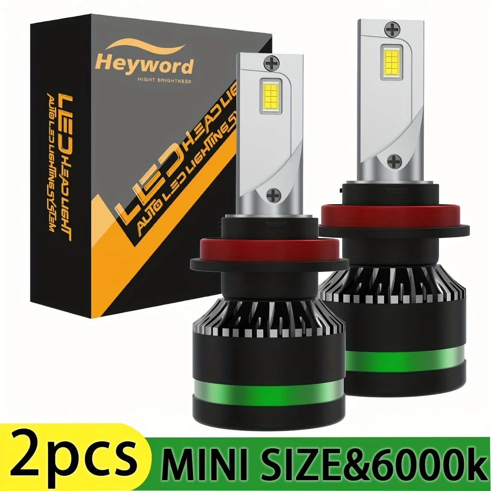 Heyword H4 H7 Universal 6000K 300W 30000LM LED Headlights